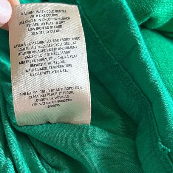 Maeve Anthropologie Green Fit and Flare Nova Knit Mini Dress Size Small - Picture 6 of 12